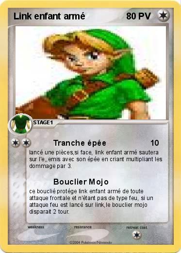 Pokemon Link enfant armé