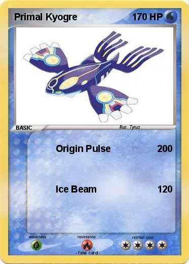 Pokemon Primal Kyogre