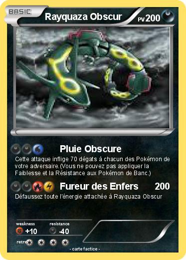 Pokemon Rayquaza Obscur