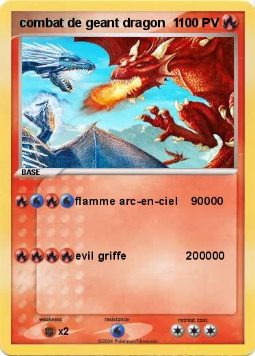 Pokemon combat de geant dragon  1