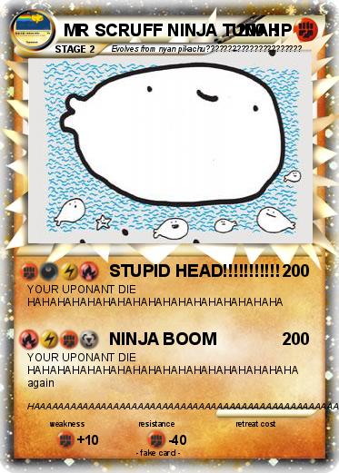 Pokemon MR SCRUFF NINJA TUNA!!