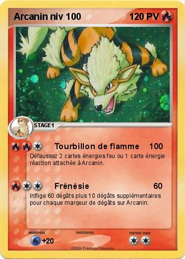 Pokemon Arcanin niv 100