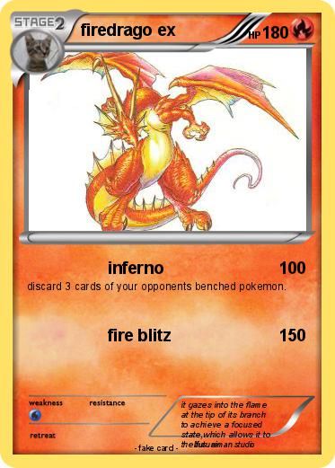 Pokemon firedrago ex