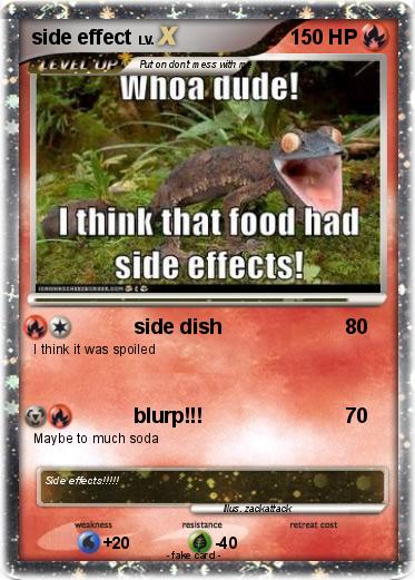 Pokemon side effect