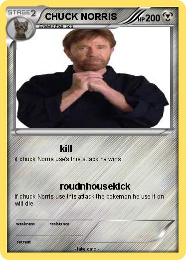 Pokemon CHUCK NORRIS