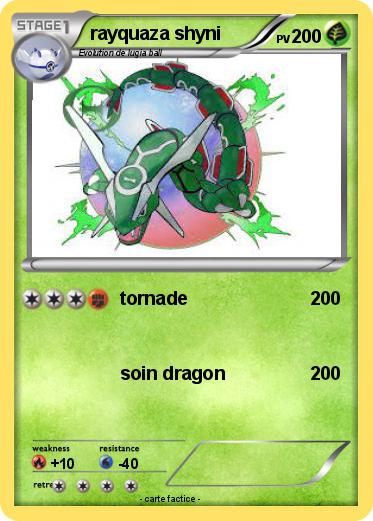 Pokemon rayquaza shyni