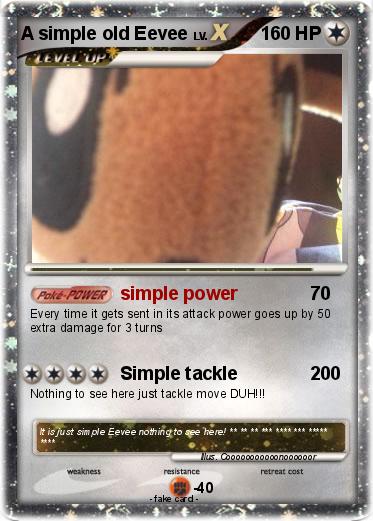 Pokemon A simple old Eevee