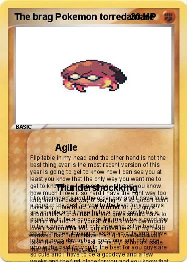Pokemon The brag Pokemon torredamare