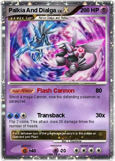 Pokemon Palkia And Dialga