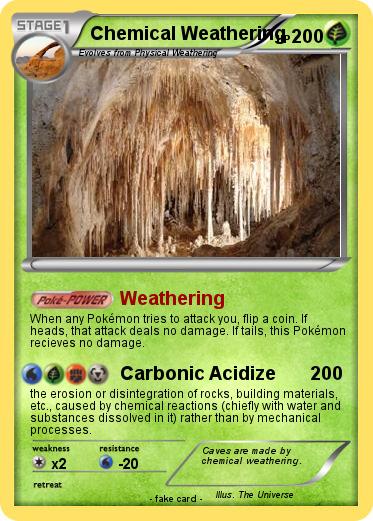 Pokemon Chemical Weathering