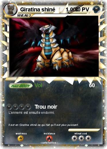Pokemon Giratina shiné       1.000