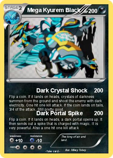 Pokemon Mega Kyurem Black