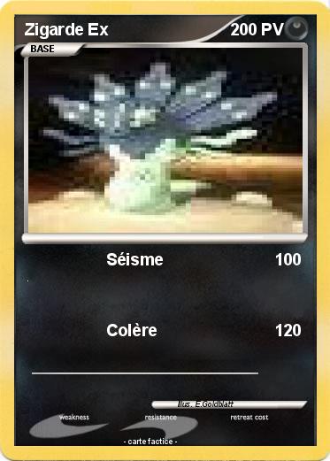 Pokemon Zigarde Ex