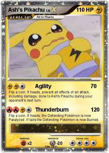 Pokemon Ash's Pikachu