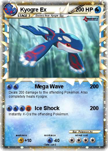 Pokemon Kyogre Ex
