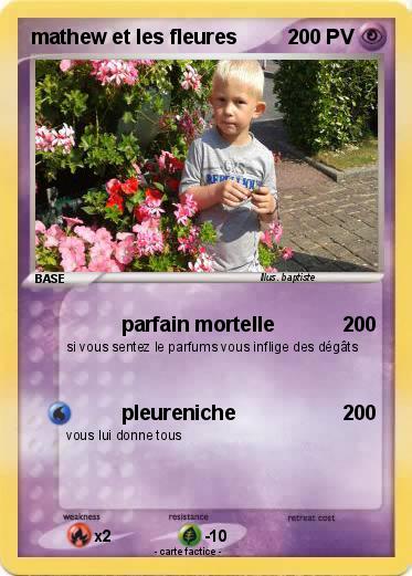 Pokemon mathew et les fleures