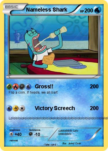 Pokemon Nameless Shark