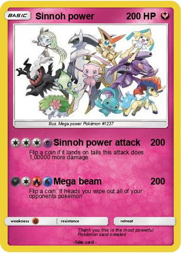 Pokemon Sinnoh power