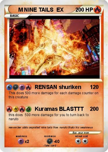 Pokemon M NINE TAILS  EX