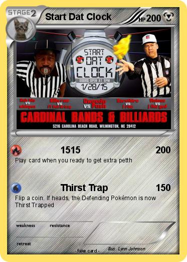 Pokemon Start Dat Clock