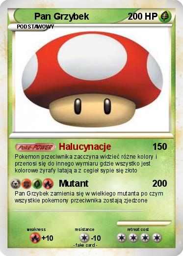Pokemon Pan Grzybek