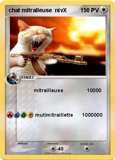 Pokemon chat mitralleuse  nivX