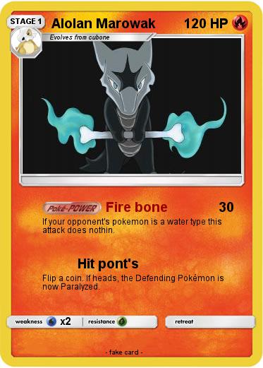 Pokemon Alolan Marowak