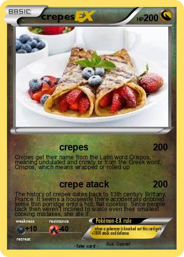 Pokemon crepes