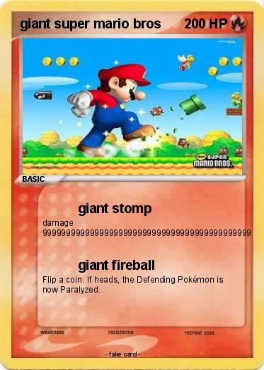 Pokemon giant super mario bros