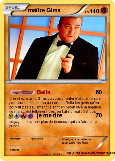 Pokemon maître Gims