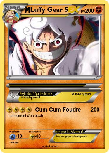 Pokemon Luffy Gear 5