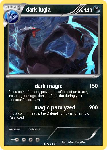 Pokemon dark lugia