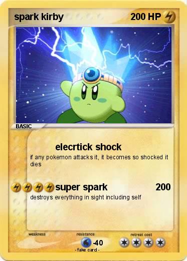 Pokemon spark kirby