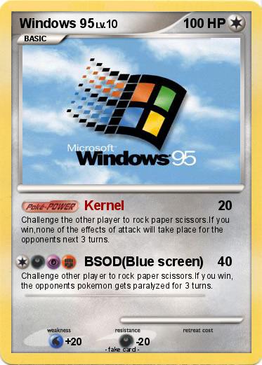 Pokemon Windows 95