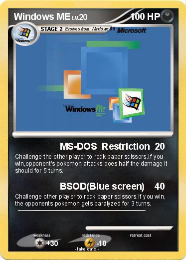 Pokemon Windows ME