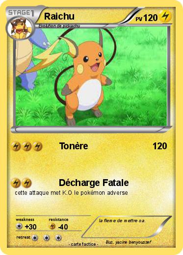 Pokemon Raichu