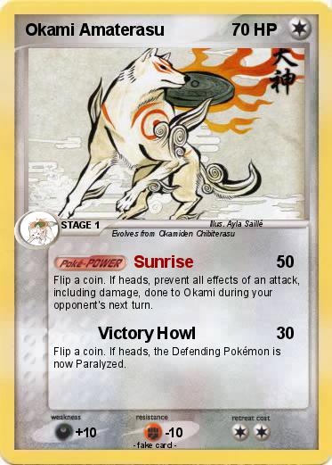 Pokemon Okami Amaterasu