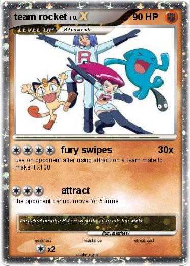 Pokemon team rocket