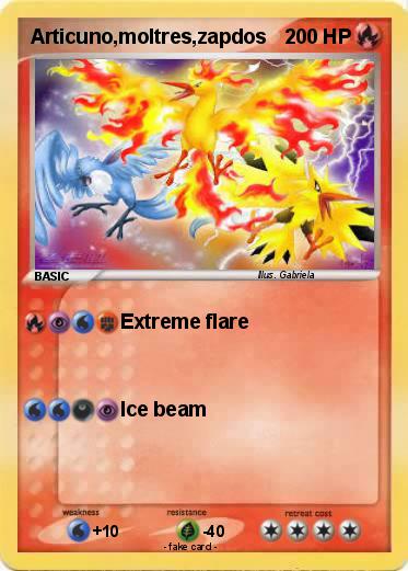 Pokemon Articuno,moltres,zapdos