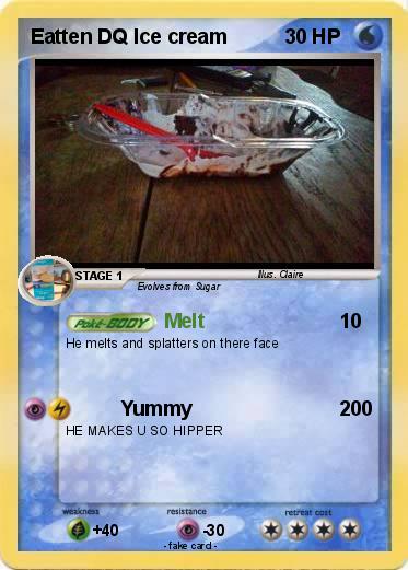 Pokemon Eatten DQ Ice cream
