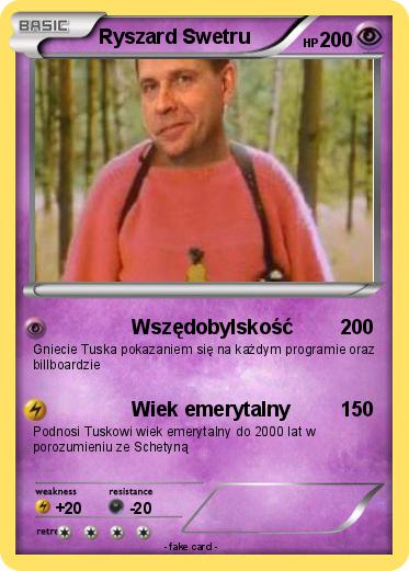 Pokemon Ryszard Swetru