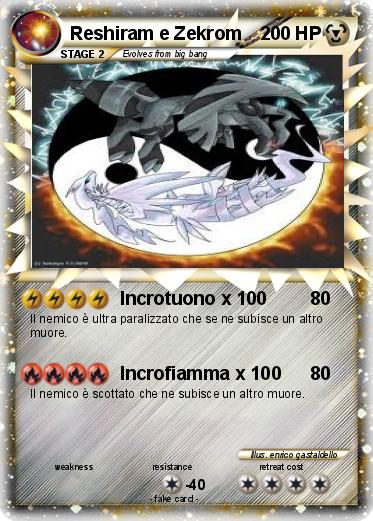Pokemon Reshiram e Zekrom