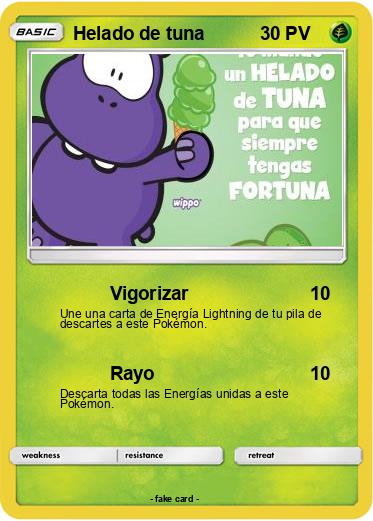 Pokemon Helado de tuna