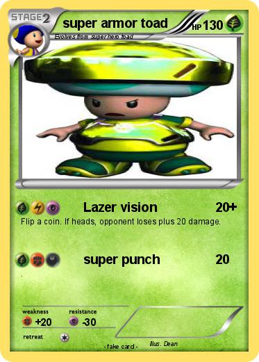 Pokemon super armor toad