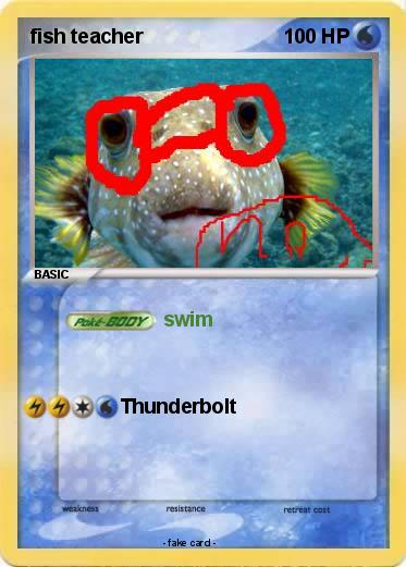 Pokemon fish teacher