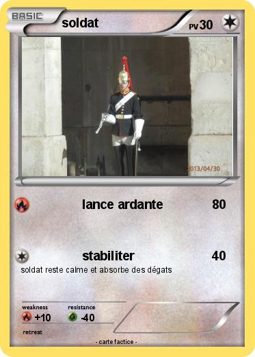 Pokemon soldat