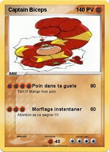 Pokemon Captain Biceps    