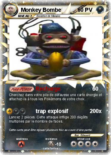 Pokemon Monkey Bombe