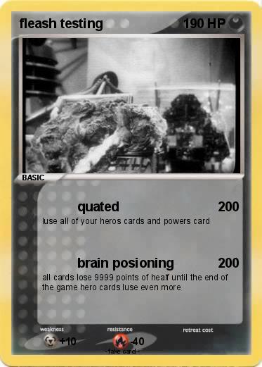 Pokemon fleash testing