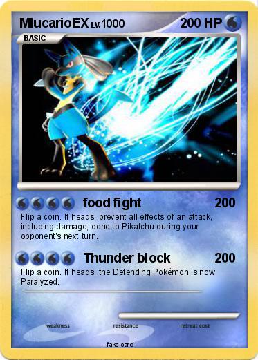 Pokemon MlucarioEX